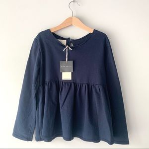 Boy + Girl Peplum Swing Top